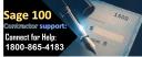 Sage 100 Contractor support ☎ 1800-865-4183 logo